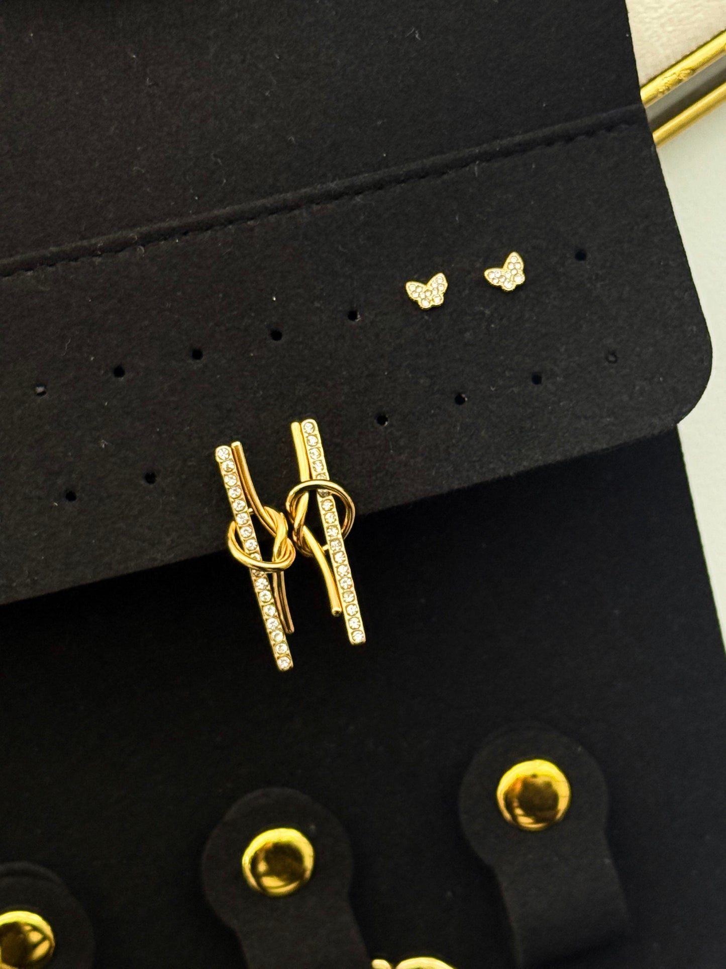 Porta-Jóias Compacto Agnese | Preto