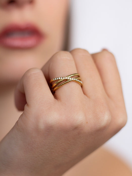 Anel Amelie | Dourado