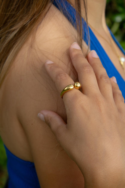 Anel Arc | Dourado