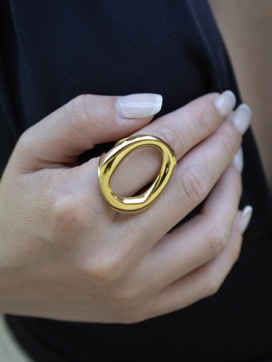 Anel Golden Ellipse