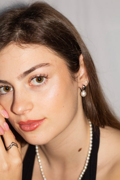 Brincos Grace Drop | Prateado