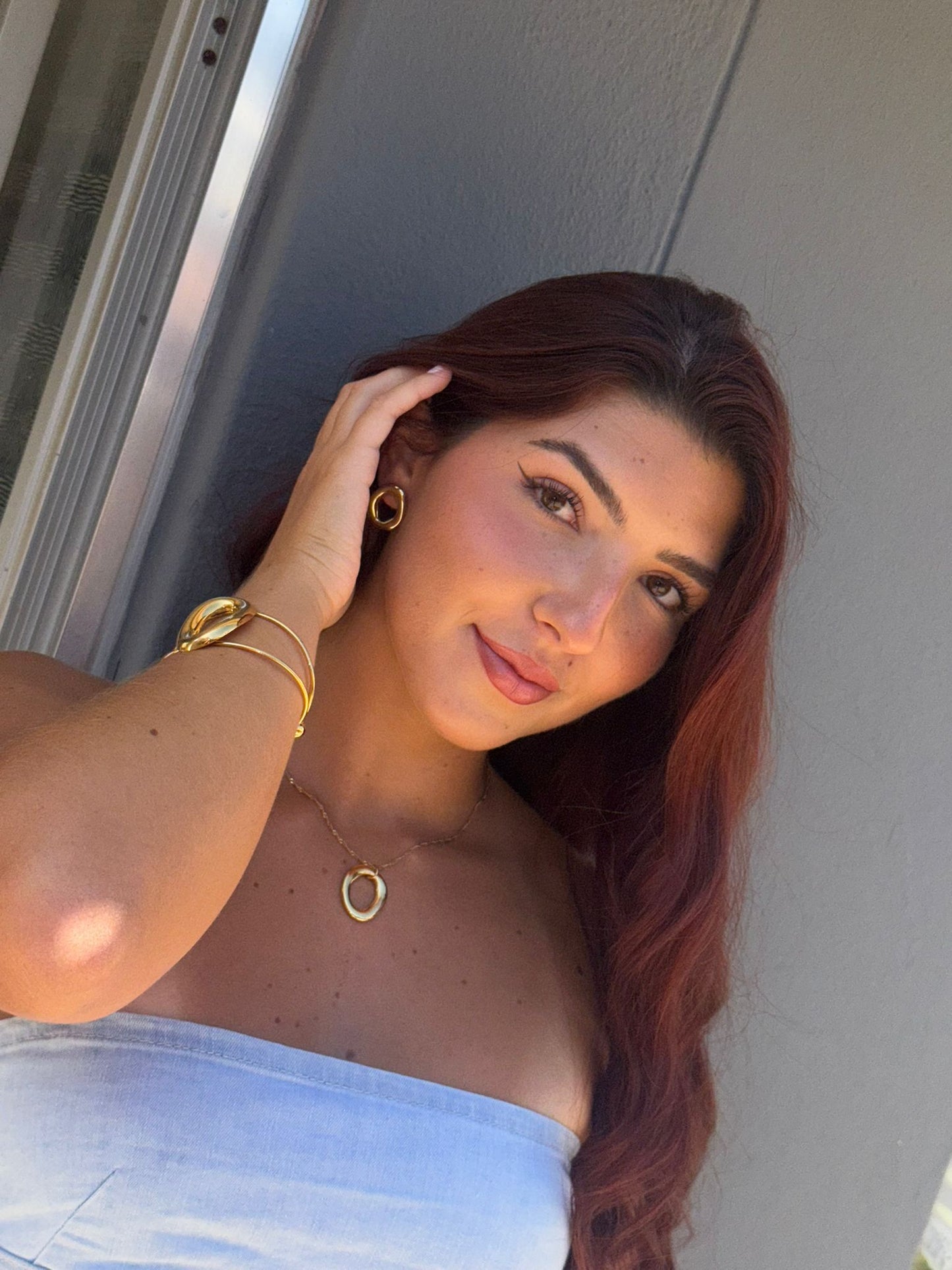 Colar Golden Ellipse