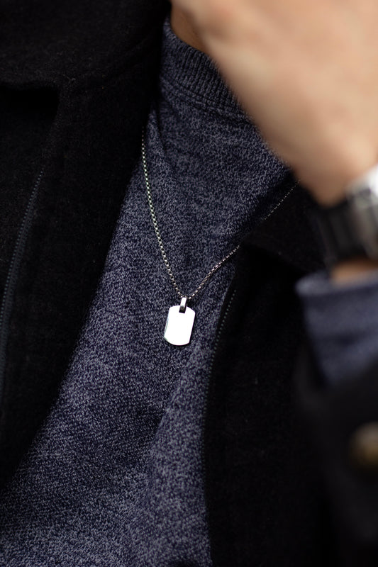 Colar Steel Tag