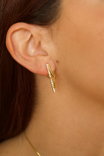 Brincos Embrace the Sparkle